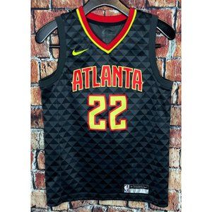 Atlanta Hawks Cam Reddish Nike Icon Edition NBA Swingman Jersey Youth Medium #22
